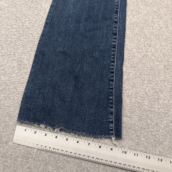 Mother The Weekender Fray Groovin Stretch Flare Jeans 27x30 Mid-Rise Denim EUC - Picture 10 of 13